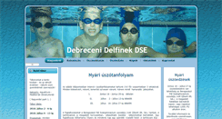 Desktop Screenshot of debrecenidelfinek.hu