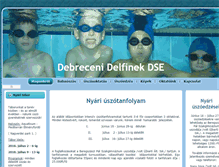 Tablet Screenshot of debrecenidelfinek.hu